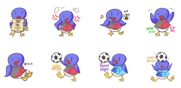 LINEスタンプ作画実績